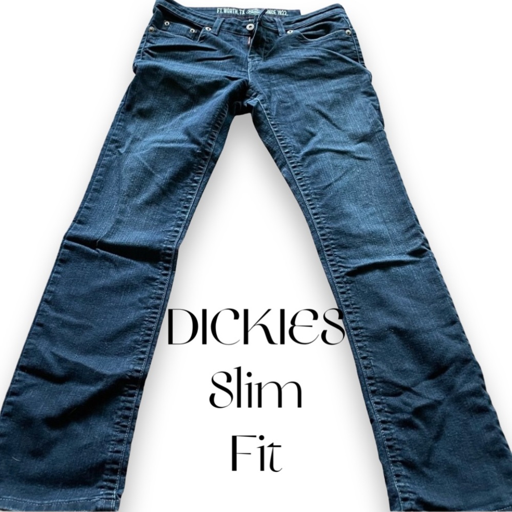 EUC Blue Jean Dickies Slim Boot Cut